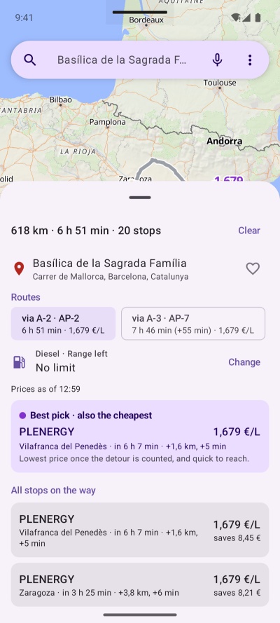 Best pick and all the stops along the route